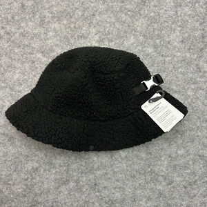 Lululemon Textured Fleece Bucket Hat M/L BLK Black New